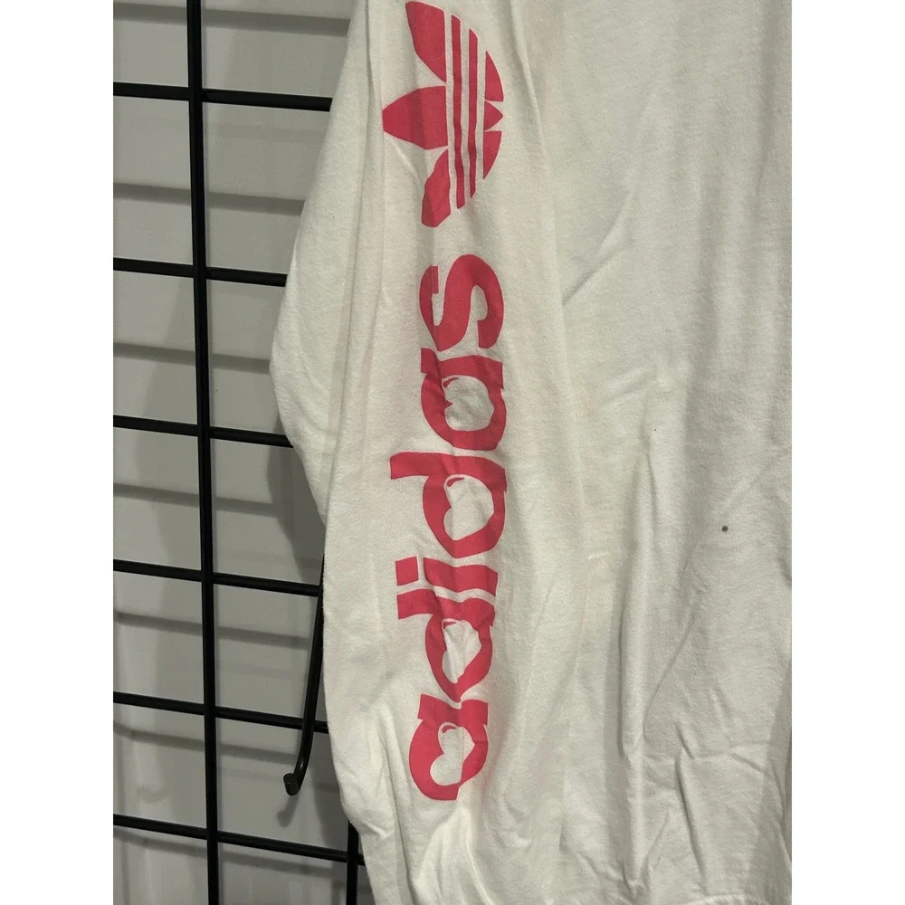 Adidas Long Sleeve T-Shirt Mens Large White‎ Heart